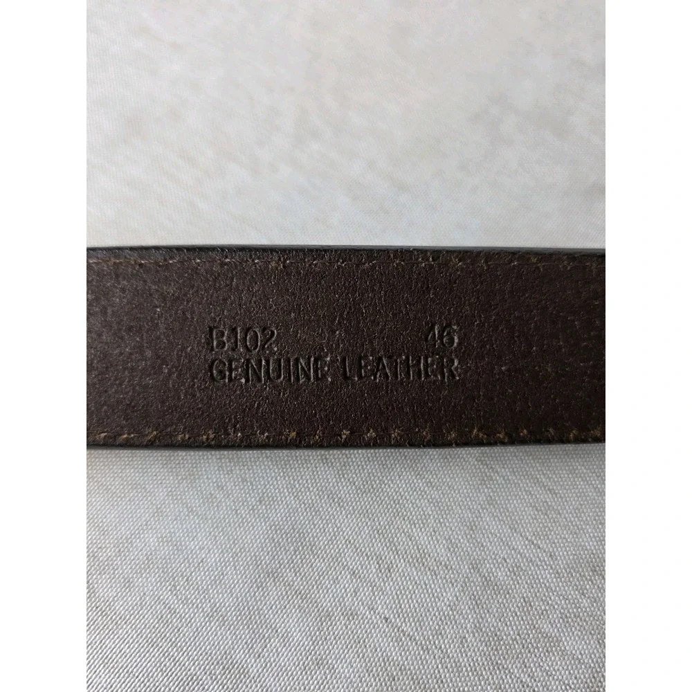 Badger Genuine Leather Concho Belt Mens Size 46 Brown Silver Western Braided